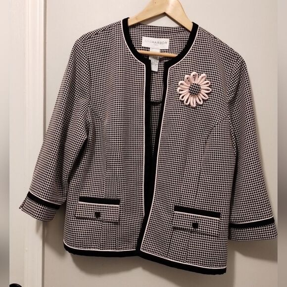 Sag Harbor Black & Pink Plaid Blazer - Picture 10 of 10